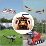 RadioLink AT10II Model Remote Control 4KM 12 Channel Drone Crossing Machine Fixed Wing Vehicle and Ship Machine